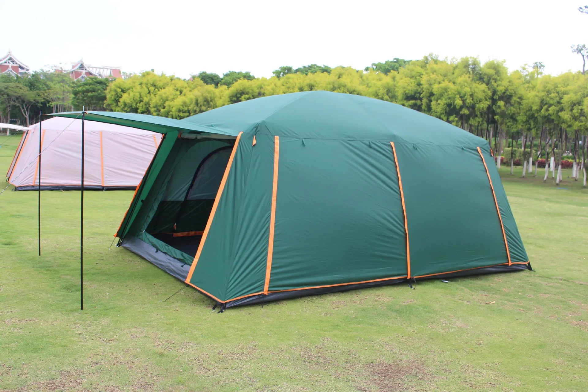 Weatherproof Rainfly Full Cover Tent Top For 5-8-12 Person Tents Protects From The Elements ,Only Tent Top, Not Including Tent