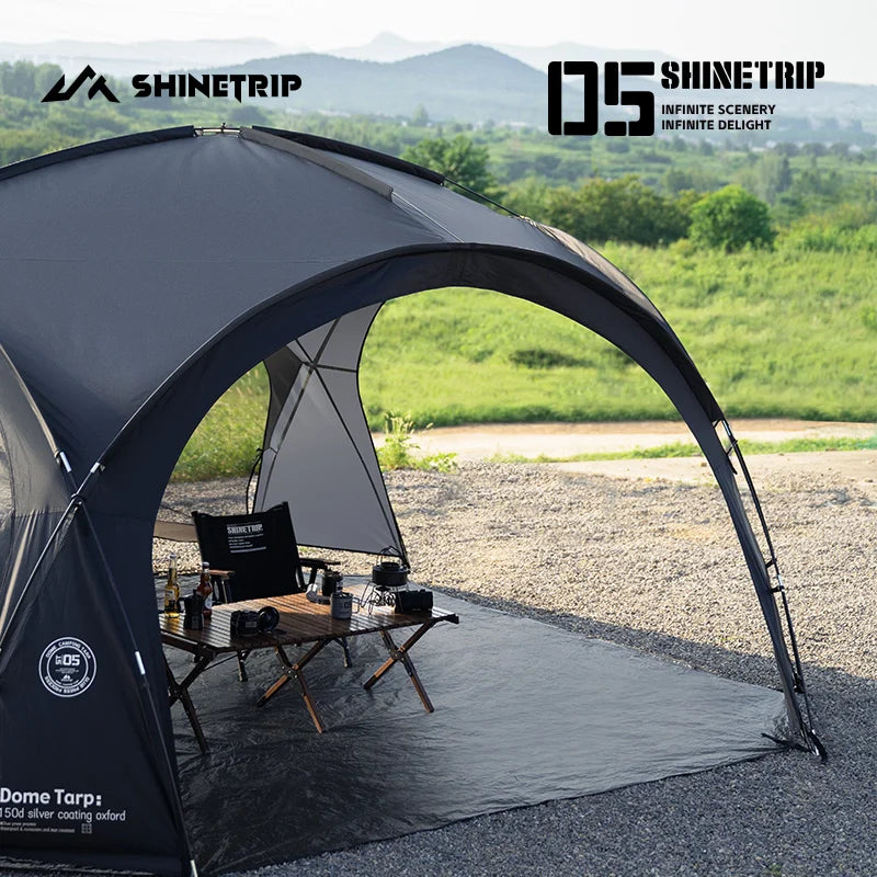 Outdoor Camping Bib Mesh Tent Accessories ShineTrip Silver-Coated Waterproof Customizable Modular Tent System Dome Shelter Parts