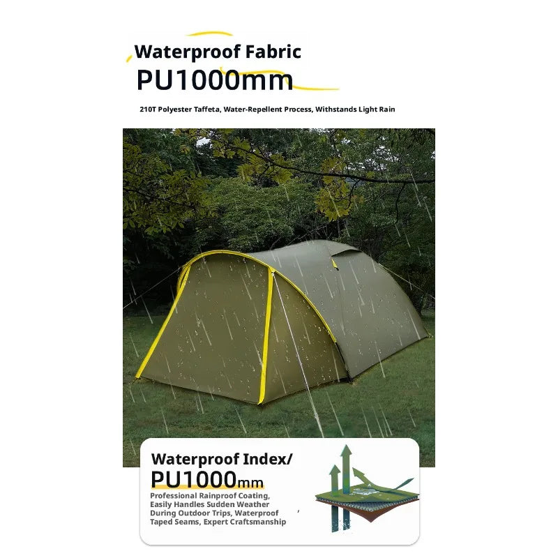 Portable Lightweight Instant Pop Up Small Outdoor Tent Windproof Waterproof Sun Shade Camping Tent for Beach and Park Leisure