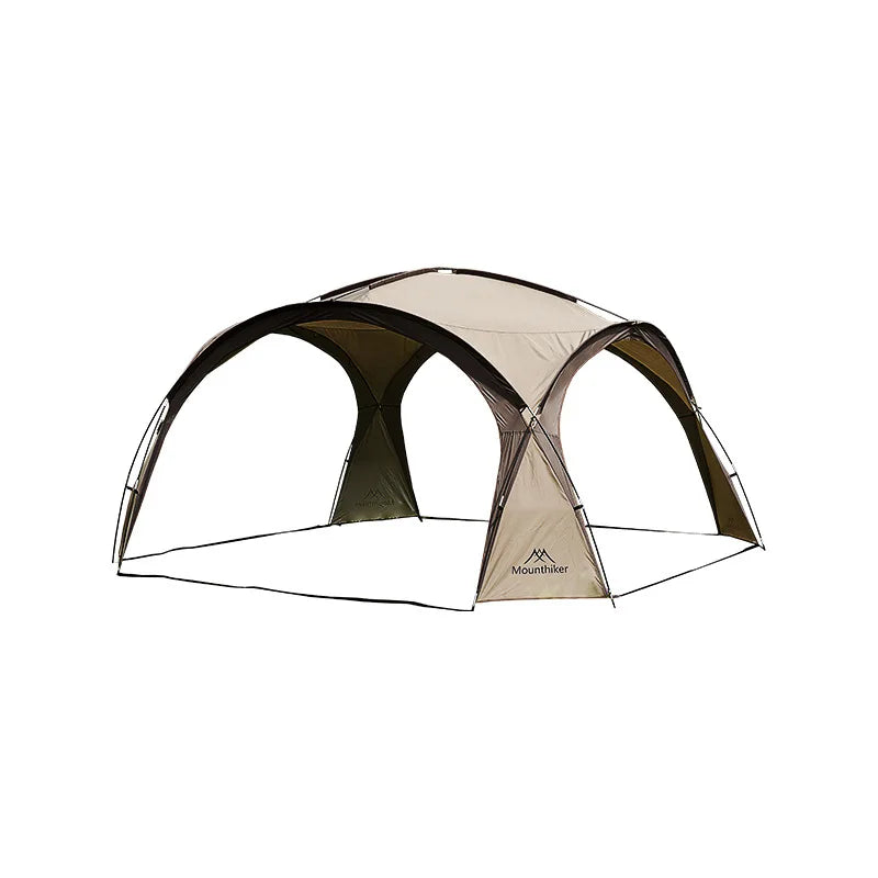 MOUNTAINHIKER 8-10 Person Outdoor Camping Dome Tents Light Luxury Round Gazebo Big Canopy Large Awning Pergola House