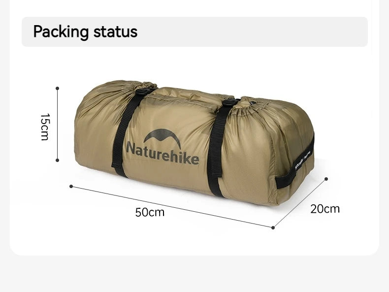 Naturehike SOLO Camping Tent Ultralight Silicon Coated Outdoor 4 Seasons Tents Waterproof 15D Nylon Double Layer Hiking Tent