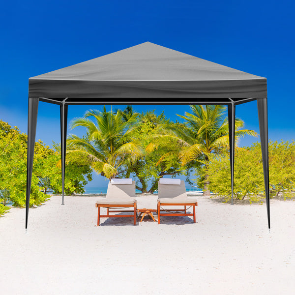10'x10' Gazebo Waterproof Outdoor Canopy Patio Tent Party Tent for Wedding BBQ Cater, Black